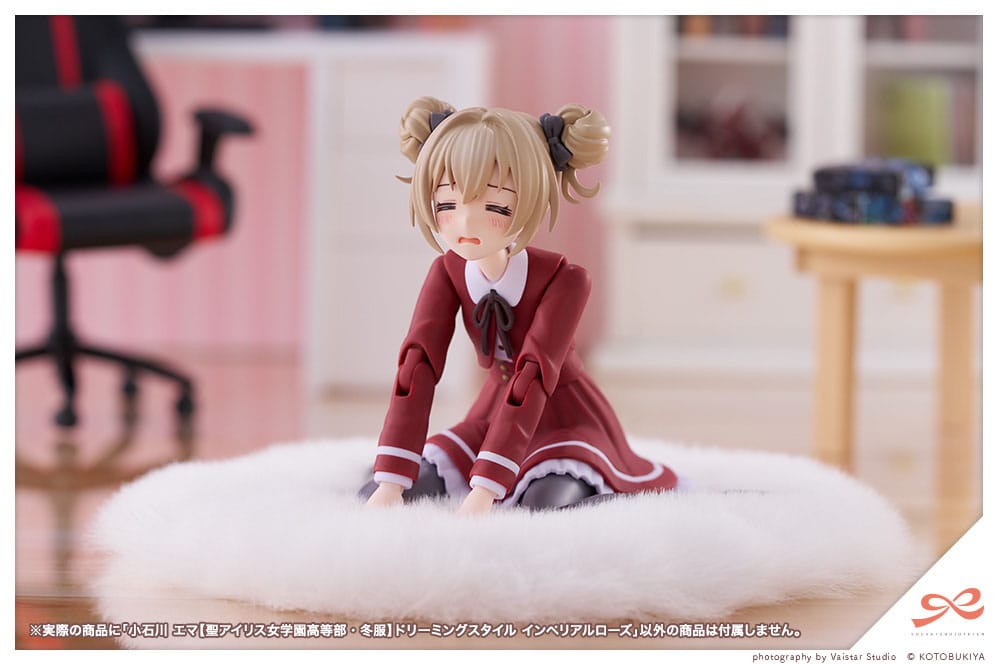 Sousai Shojo Teien figurine Plastic Model Kit 1/10 Emma Koishikawa (St. Iris Gakuen Girl´s High School Winter Clothes) Dreaming Style Imperial Rose 14