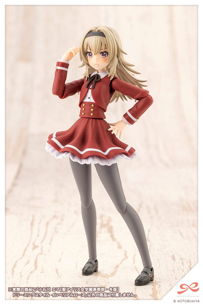 Sousai Shojo Teien figurine Plastic Model Kit 1/10 Emma Koishikawa (St. Iris Gakuen Girl´s High School Winter Clothes) Dreaming Style Imperial Rose 14