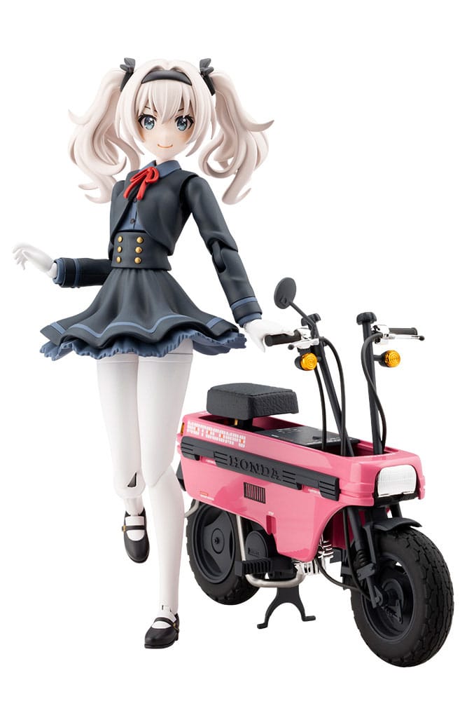 Sousai Shojo Teien figurine Plastic Model Kit 1/10 Emma Koishikawa Nocturne with Honda AB12 Motocompo 14 cm