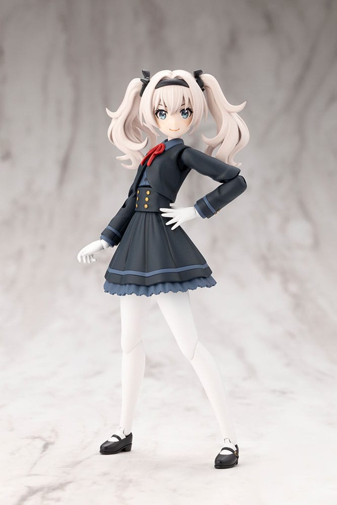 Sousai Shojo Teien figurine Plastic Model Kit 1/10 Emma Koishikawa Nocturne with Honda AB12 Motocompo 14 cm
