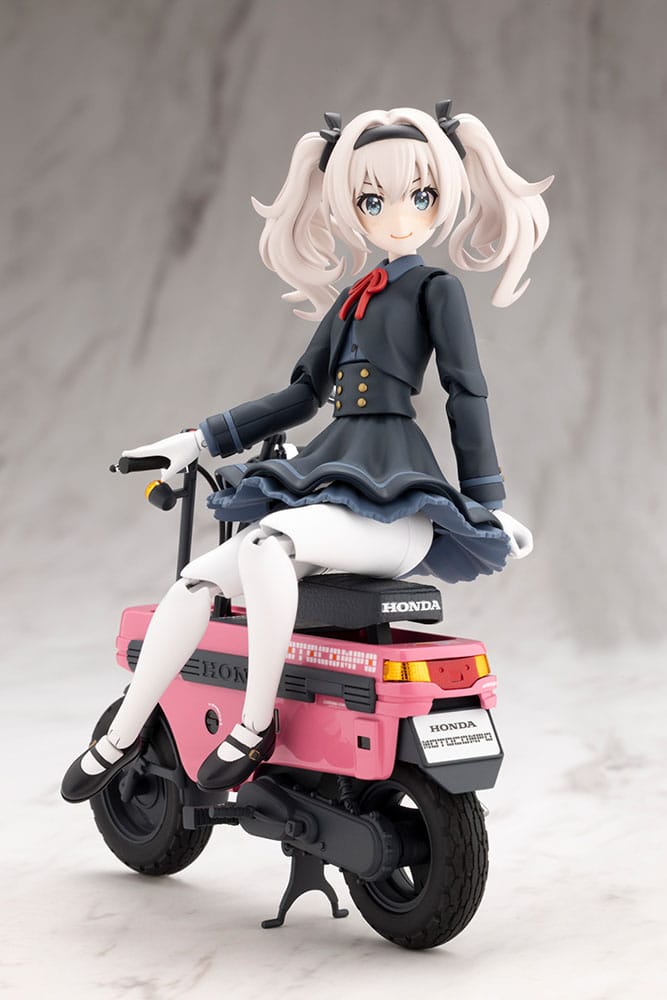 Sousai Shojo Teien figurine Plastic Model Kit 1/10 Emma Koishikawa Nocturne with Honda AB12 Motocompo 14 cm