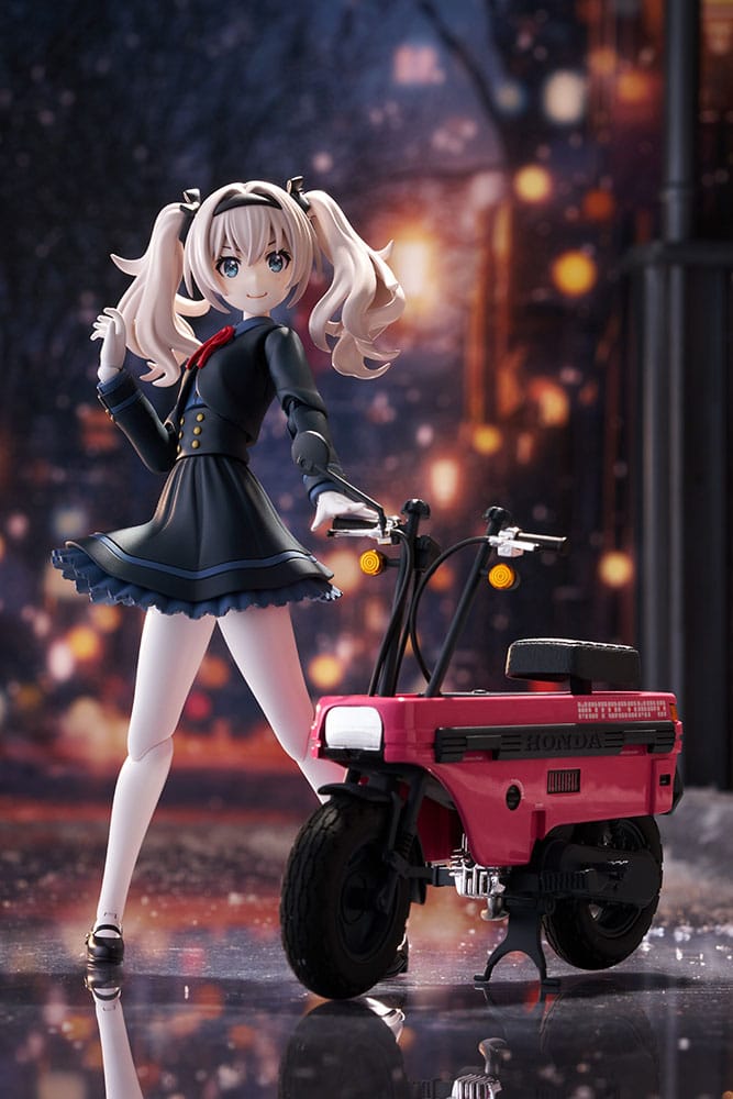 Sousai Shojo Teien figurine Plastic Model Kit 1/10 Emma Koishikawa Nocturne with Honda AB12 Motocompo 14 cm