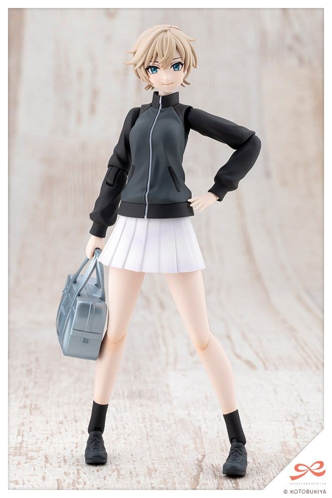 Sousai Shojo Teien figurine Plastic Model Kit 1/10 Rui Saotome Touhou High School Tracksuit Dreaming Style Midnight Onyx 16 cm