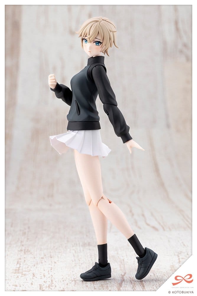 Sousai Shojo Teien figurine Plastic Model Kit 1/10 Rui Saotome Touhou High School Tracksuit Dreaming Style Midnight Onyx 16 cm