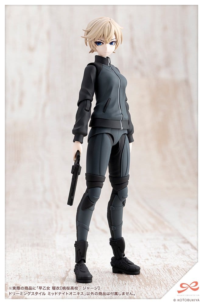 Sousai Shojo Teien figurine Plastic Model Kit 1/10 Rui Saotome Touhou High School Tracksuit Dreaming Style Midnight Onyx 16 cm