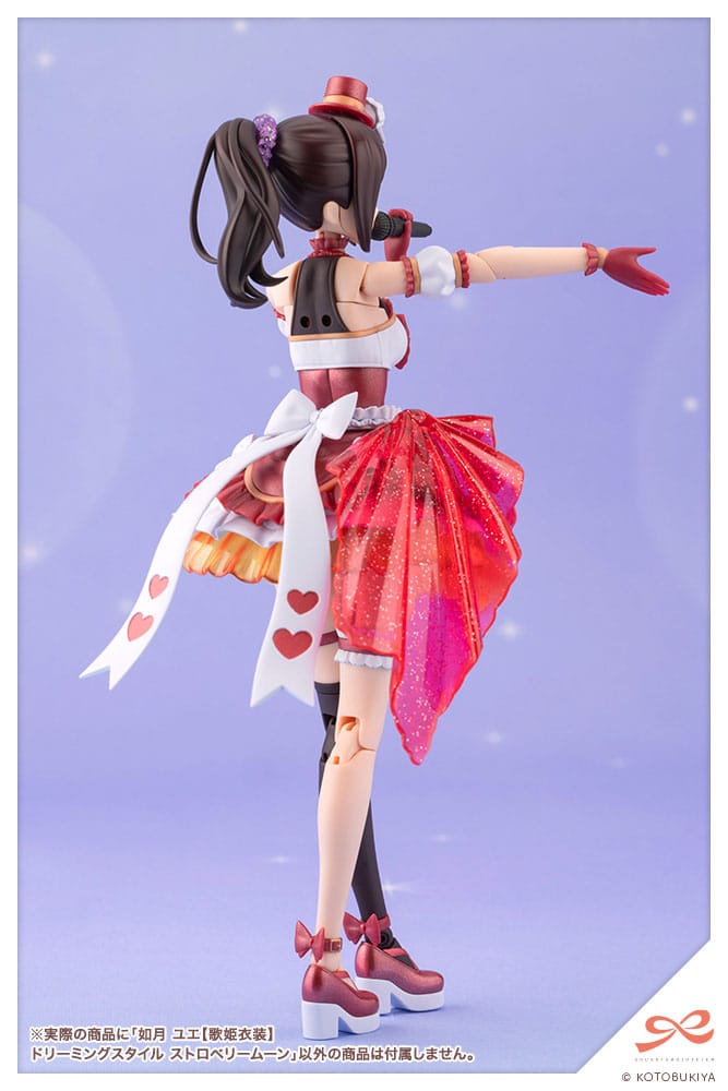 Sousai Shojo Teien figurine Plastic Model Kit 1/10 Yue Kisaragi Diva Costume Dreaming Style Strawberry Moon 16 cm