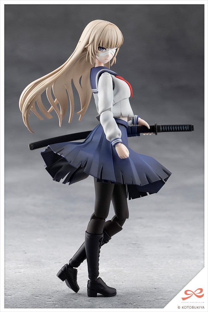 Sousai Shojo Teien Plastic Model Kit 1/10 Kuon Yakushiji Maria Kagaribi Damage Ver. School Girl Emulation 16 cm