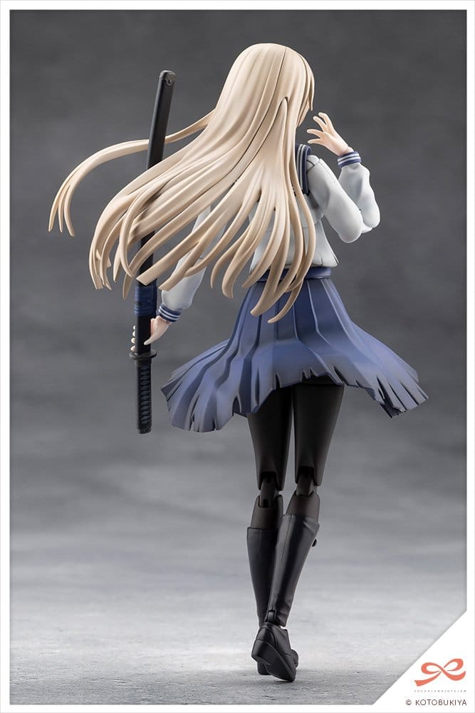 Sousai Shojo Teien Plastic Model Kit 1/10 Kuon Yakushiji Maria Kagaribi Damage Ver. School Girl Emulation 16 cm