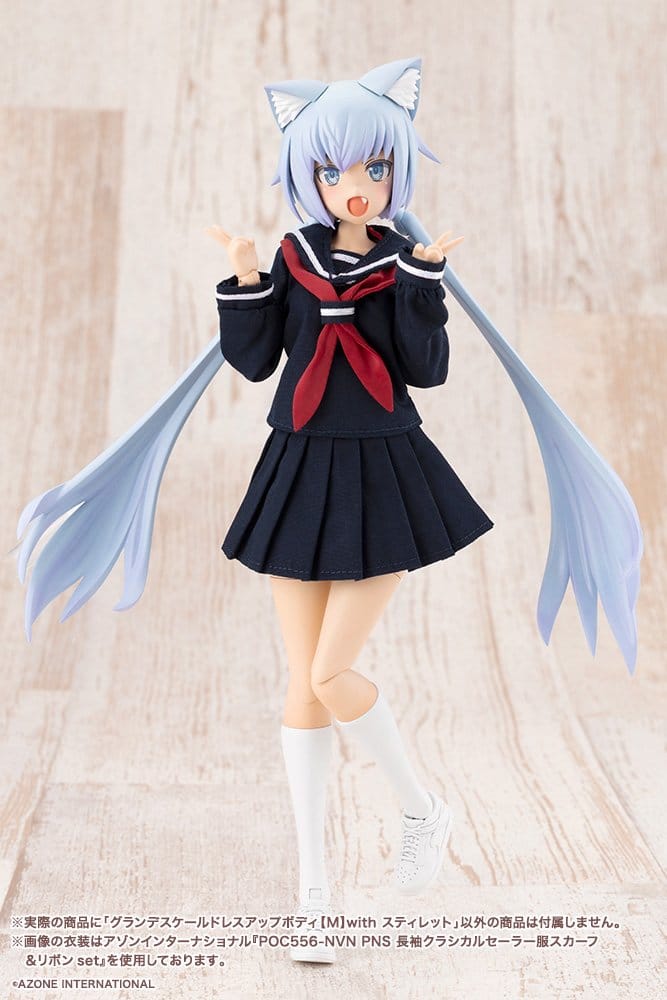 Sousaishojoteien Plastic Model Kit Grand Scale Dress Up Body M with Stylet 25 cm