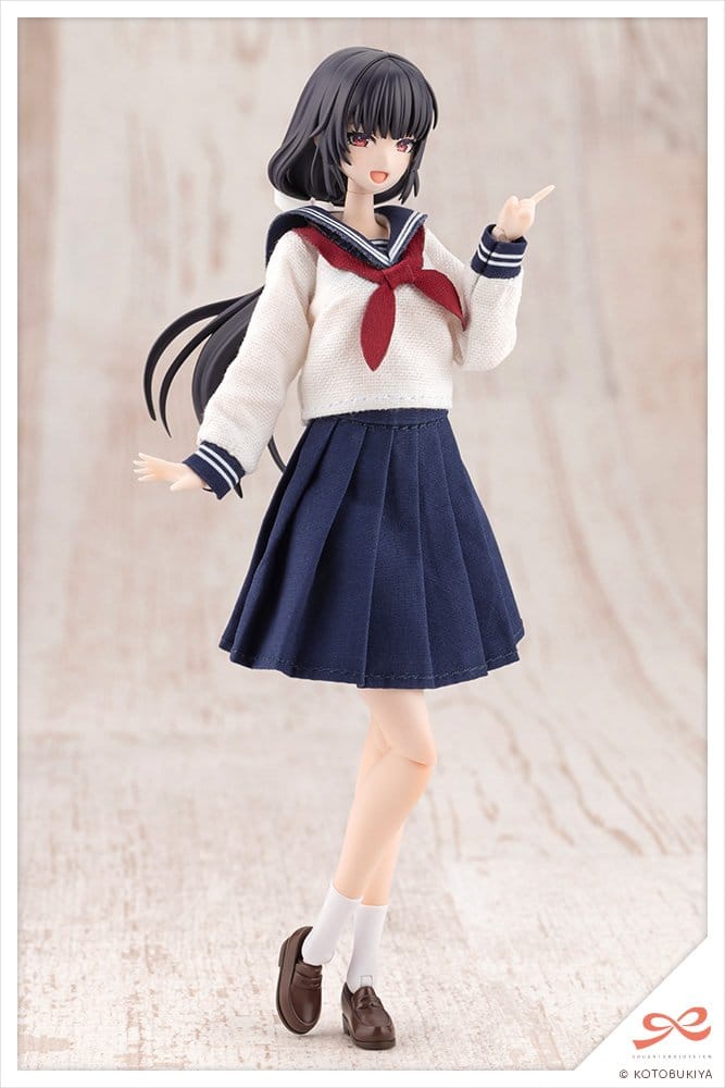 Sousaishojoteien Plastic Model Kit 1/10 Kiru Pla Kuon Yakushiji Touou High School Uniform 16 cm