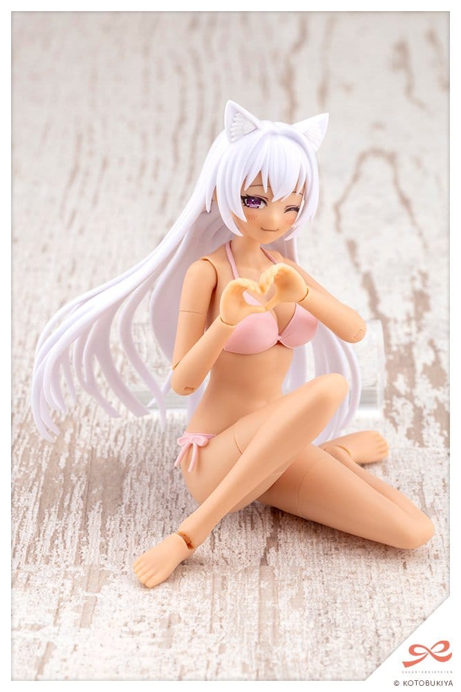 Sousaishojoteien Plastic Model Kit 1/10 Animal Ears Emulator Swim Style Dreaming Style Twilight Cat 17 cm
