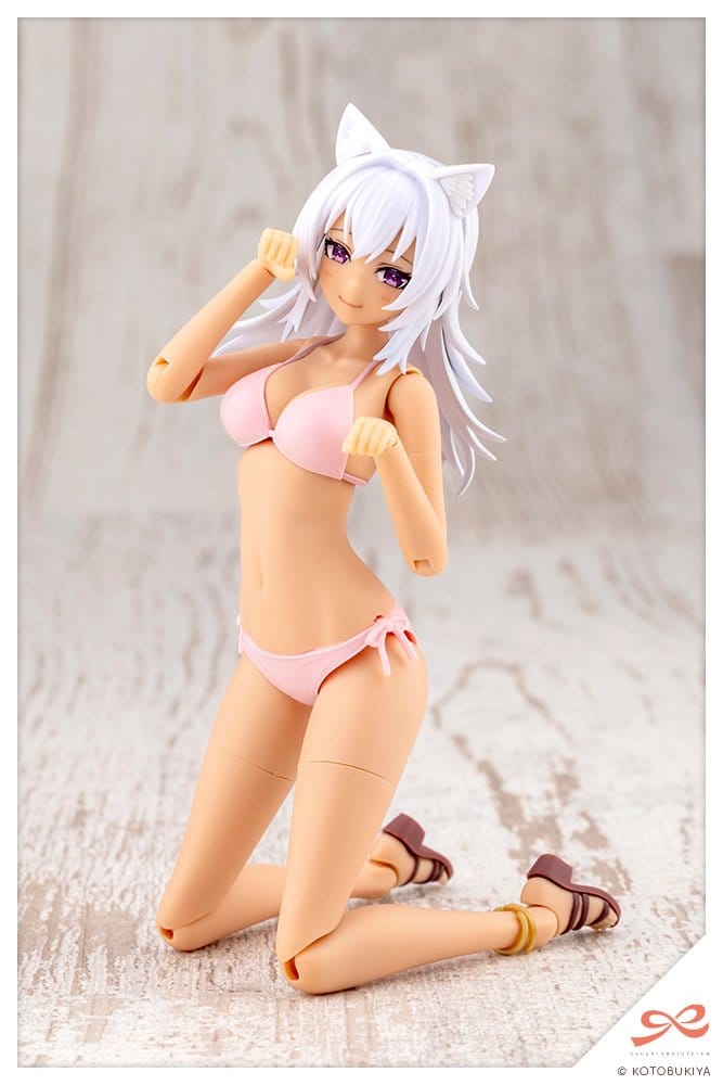 Sousaishojoteien Plastic Model Kit 1/10 Animal Ears Emulator Swim Style Dreaming Style Twilight Cat 17 cm