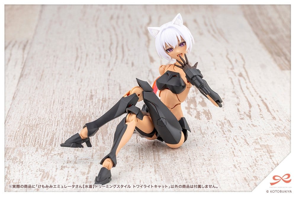 Sousaishojoteien Plastic Model Kit 1/10 Animal Ears Emulator Swim Style Dreaming Style Twilight Cat 17 cm