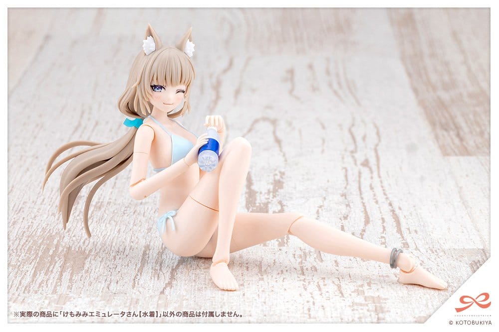 Sousaishojoteien Plastic Model Kit 1/10 Animal Ears Emulator Swim Style 17 cm