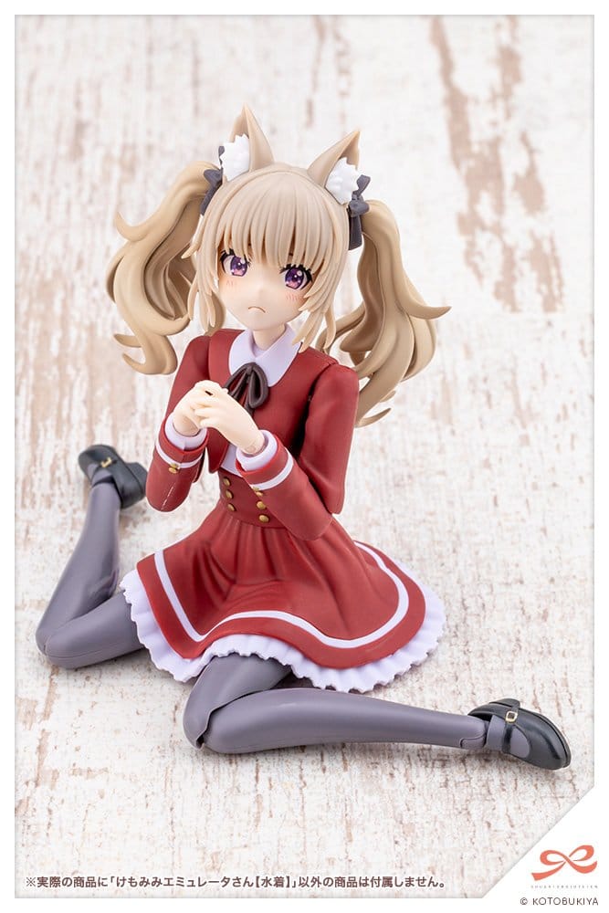 Sousaishojoteien Plastic Model Kit 1/10 Animal Ears Emulator Swim Style 17 cm
