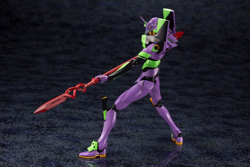 Evangelion: 3.0 + 1.0 Thrice Upon a Time figurine Plastic Model Kit 1/400 Evangelion Test Type-01 with Spear of Cassius 19 cm