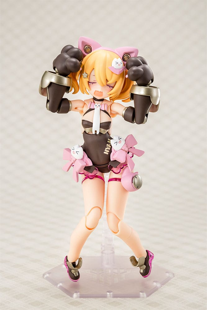 Megami Device figurine Plastic Model Kit 1/1 Puni Mofu Kuro Mao 14 cm