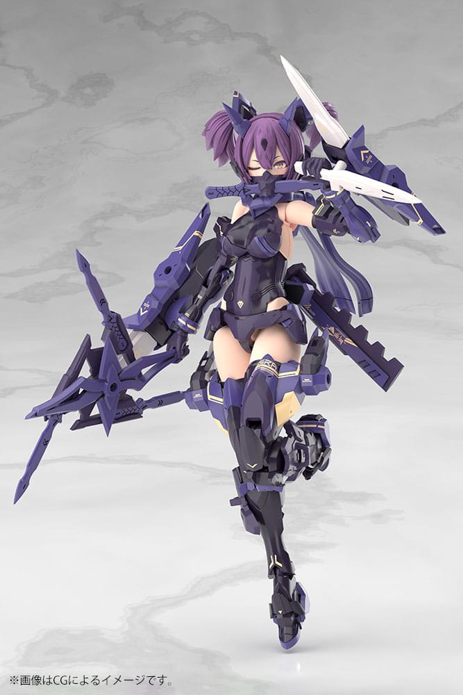 Megami Device figurine Plastic Model Kit 1/1 Asra Ninja Kaname Shadow Edition Full Package 14 cm