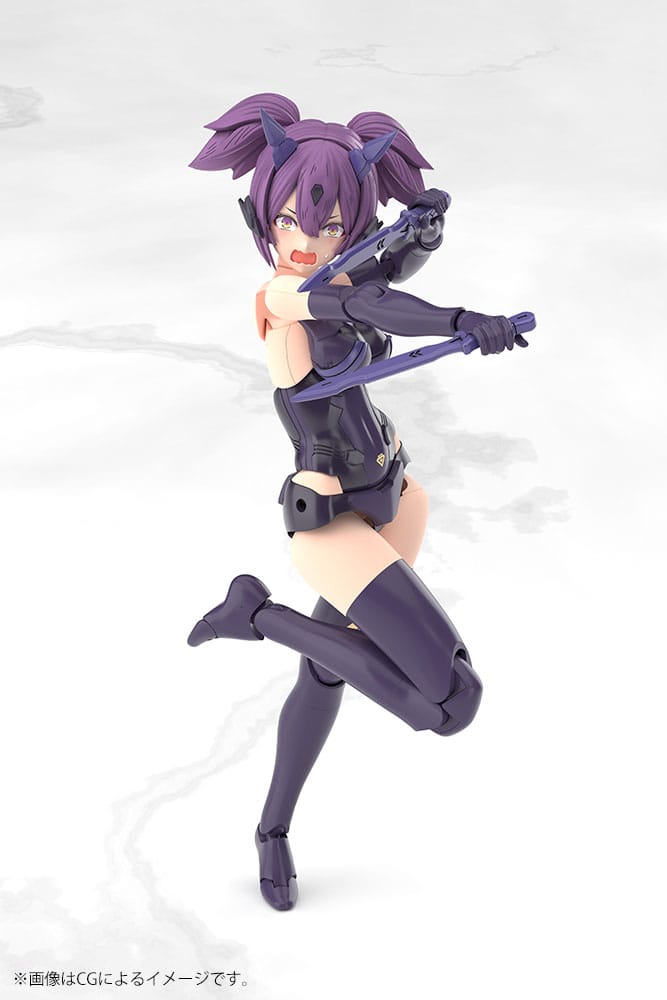 Megami Device figurine Plastic Model Kit 1/1 Asra Ninja Kaname Shadow Edition Full Package 14 cm