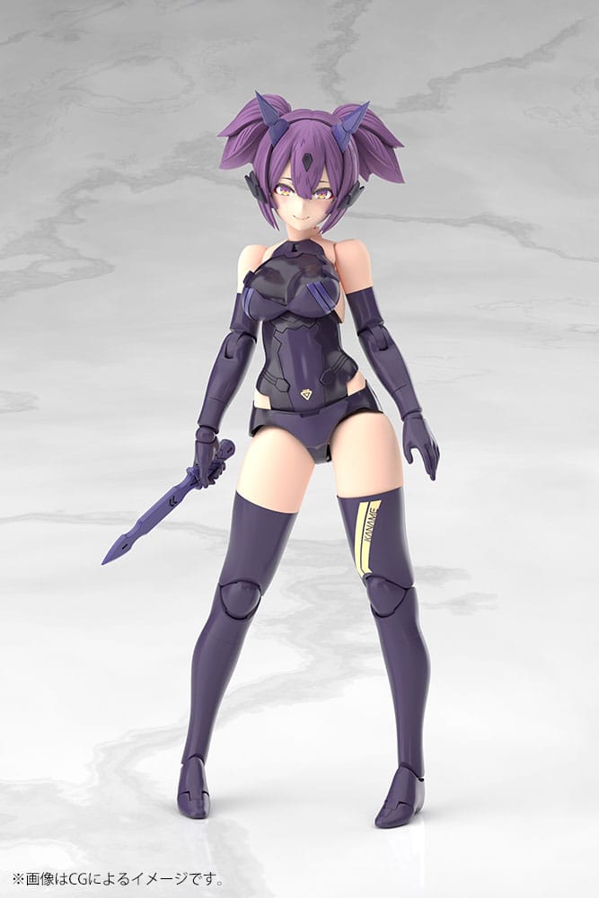Megami Device figurine Plastic Model Kit 1/1 Asra Ninja Kaname Shadow Edition Full Package 14 cm