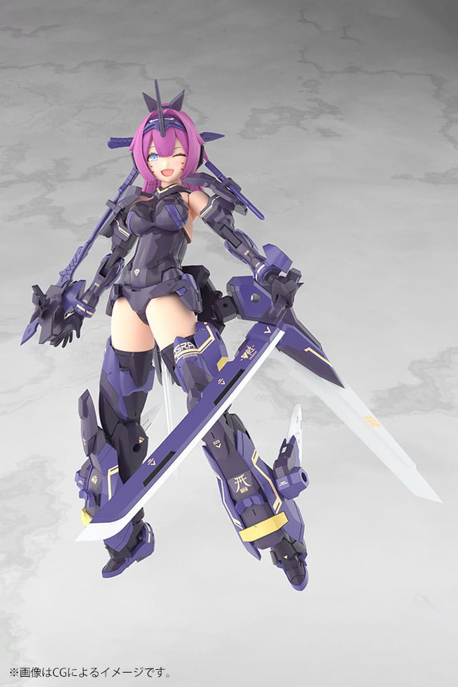 Megami Device figurine Plastic Model Kit 1/1 Asra Archer Kizuna Shadow Edition Full Package 14 cm