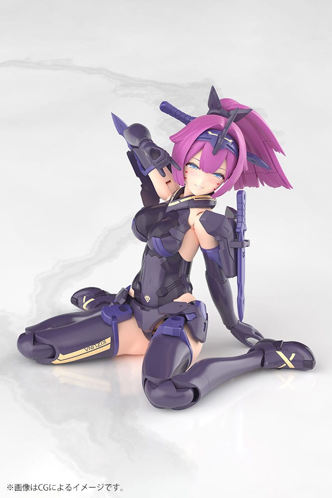Megami Device figurine Plastic Model Kit 1/1 Asra Archer Kizuna Shadow Edition Full Package 14 cm