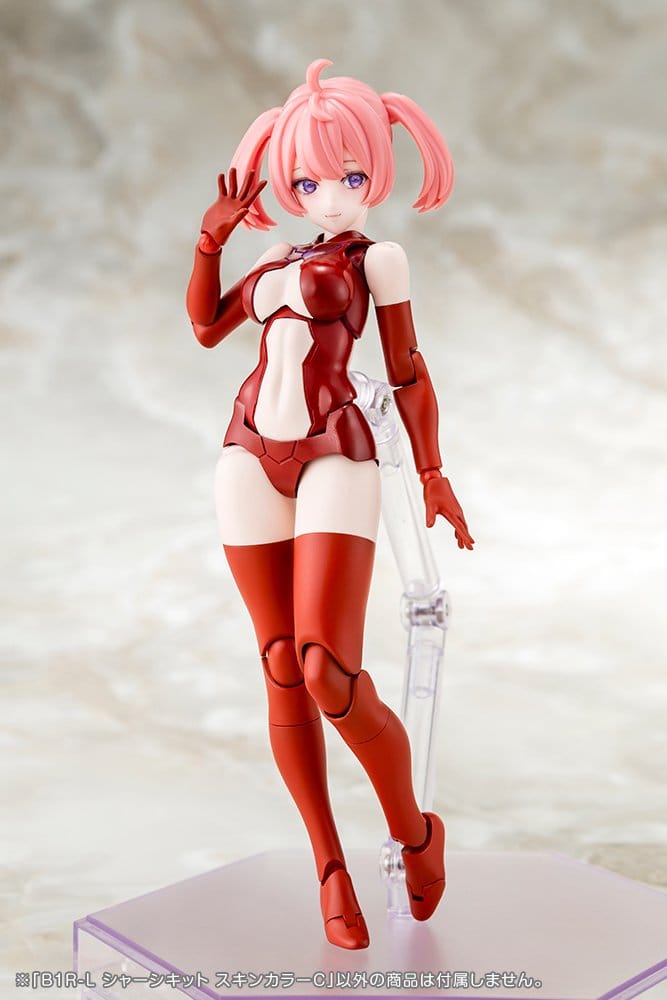 Megami Device Plastic Model Kit 1/1 B1R-L Chassis Kit Skin Color C 16 cm
