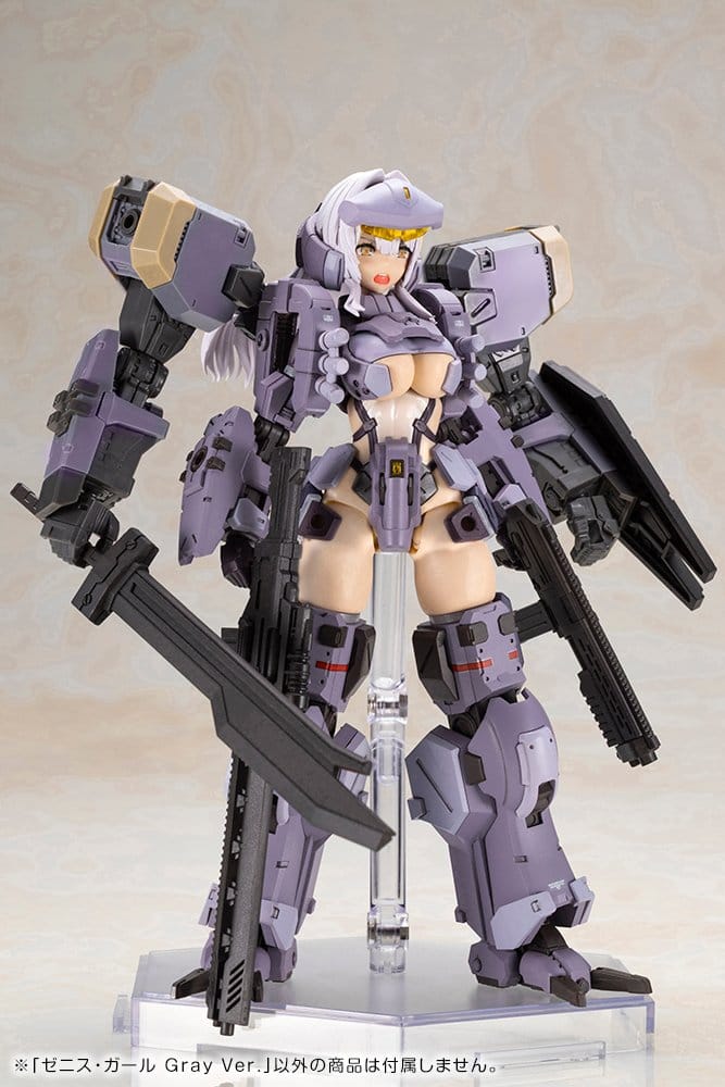 Front Mission Plastic Model Kit Non Zenith Girl Gray Ver. 16 cm