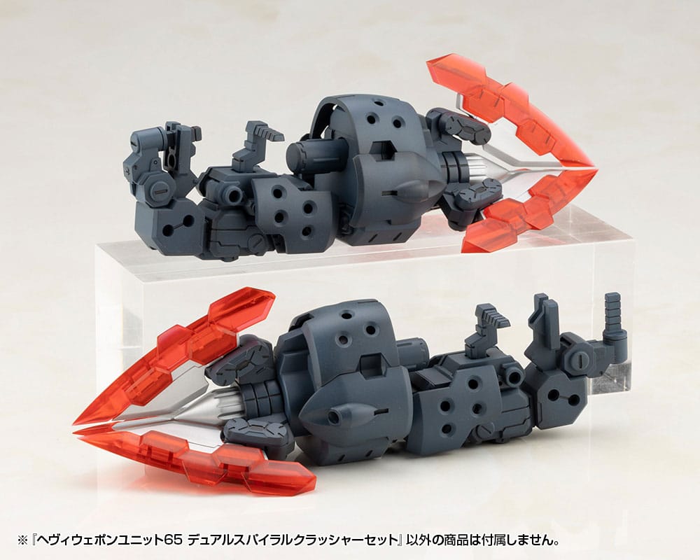 Kotobukiya M.S.G. accessoires Heavy Weapon Unit 65 Dual Spiral Crusher Set