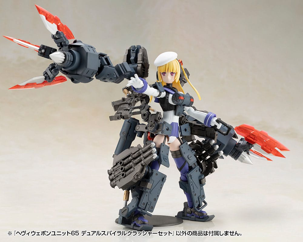 Kotobukiya M.S.G. accessoires Heavy Weapon Unit 65 Dual Spiral Crusher Set
