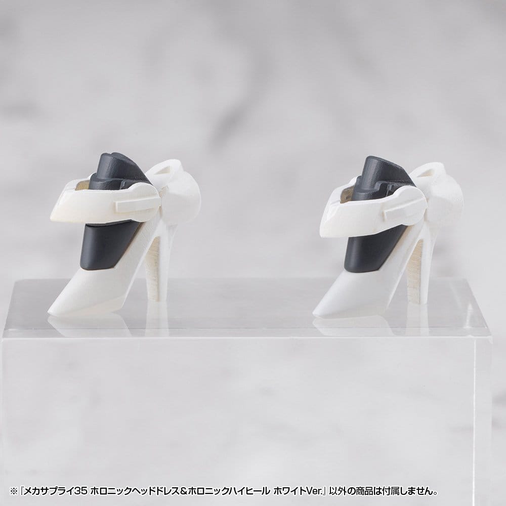 Kotobukiya M.S.G. accessoires Mecha Supply 34 Holonic Headdress & Holonic High Heels White Ver.