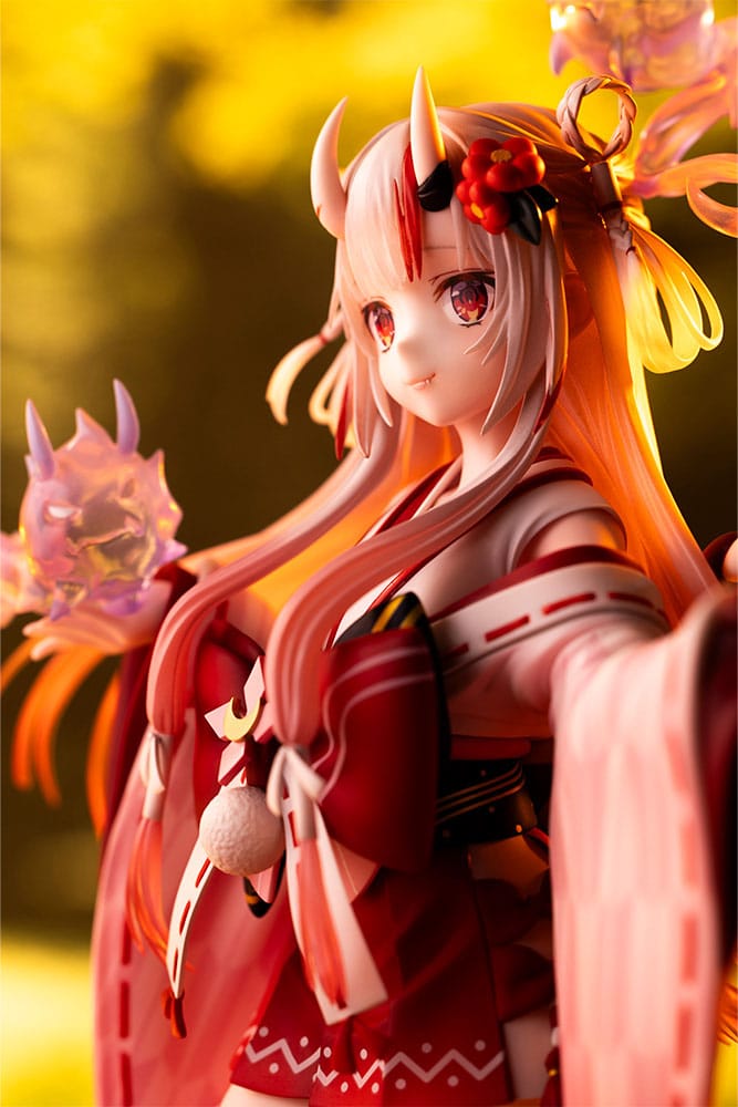 Hololive Production statuette PVC 1/7 Nakiri Ayame Shrine Maiden Fortune Outfit Ver. 26 cm