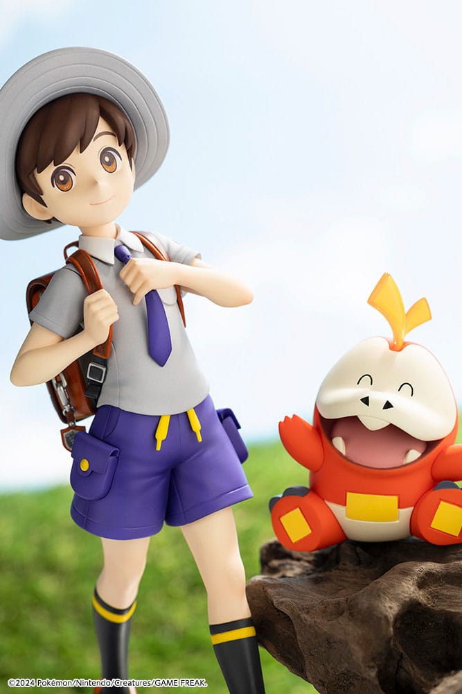 Pokémon statuette PVC ARTFXJ 1/8 Florian & Chochodile 20 cm