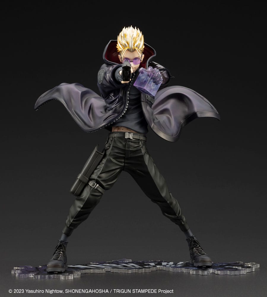 Trigun Stampede statuette PVC ARTFXJ 1/8 Vash the Stampede The Gunman in Black Ver. 22 cm