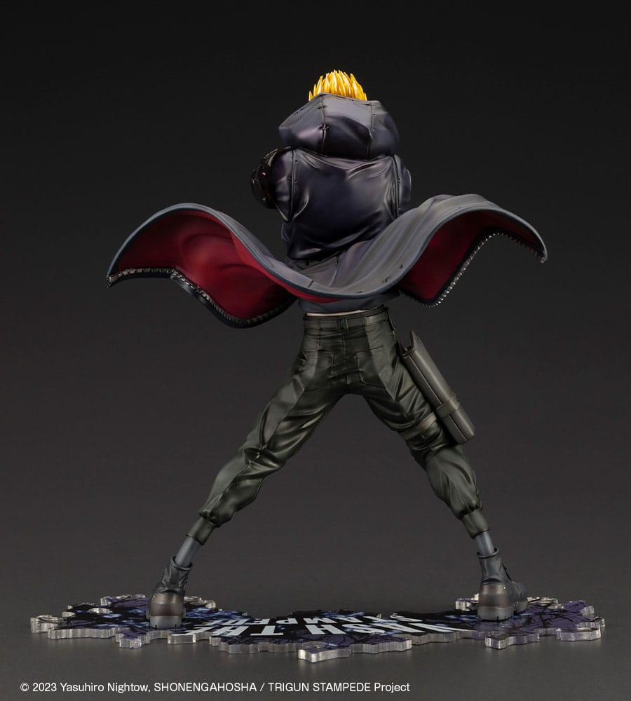 Trigun Stampede statuette PVC ARTFXJ 1/8 Vash the Stampede The Gunman in Black Ver. 22 cm