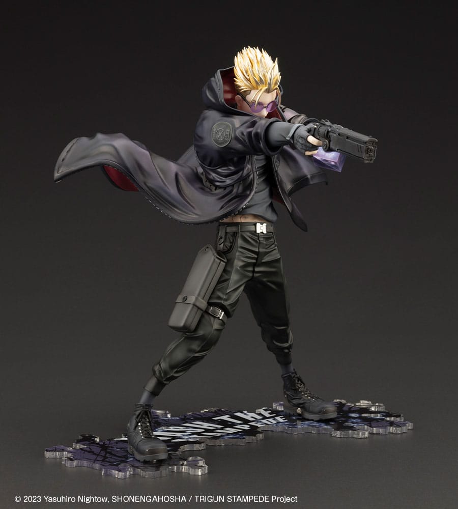 Trigun Stampede statuette PVC ARTFXJ 1/8 Vash the Stampede The Gunman in Black Ver. 22 cm