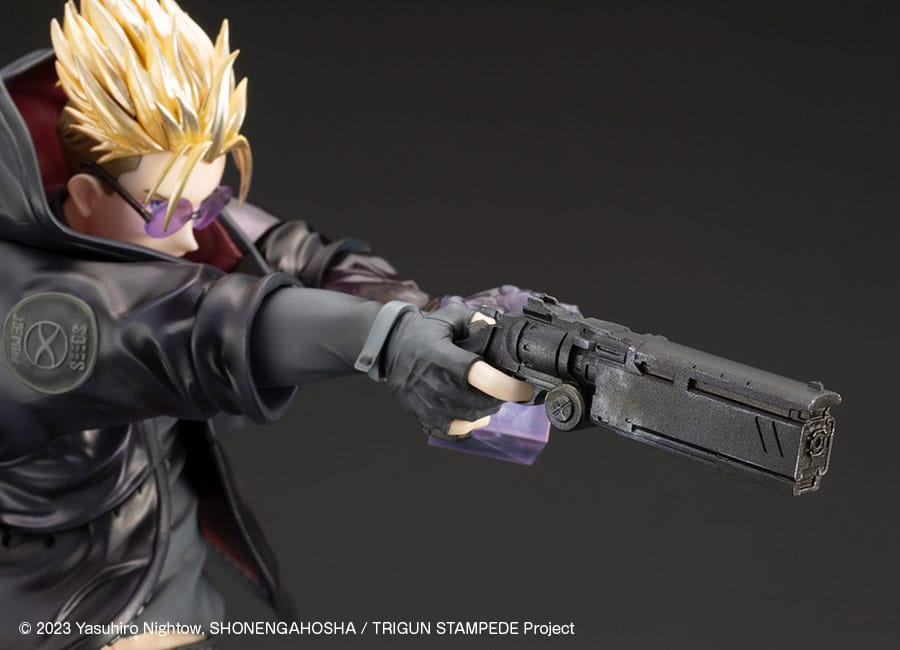 Trigun Stampede statuette PVC ARTFXJ 1/8 Vash the Stampede The Gunman in Black Ver. 22 cm