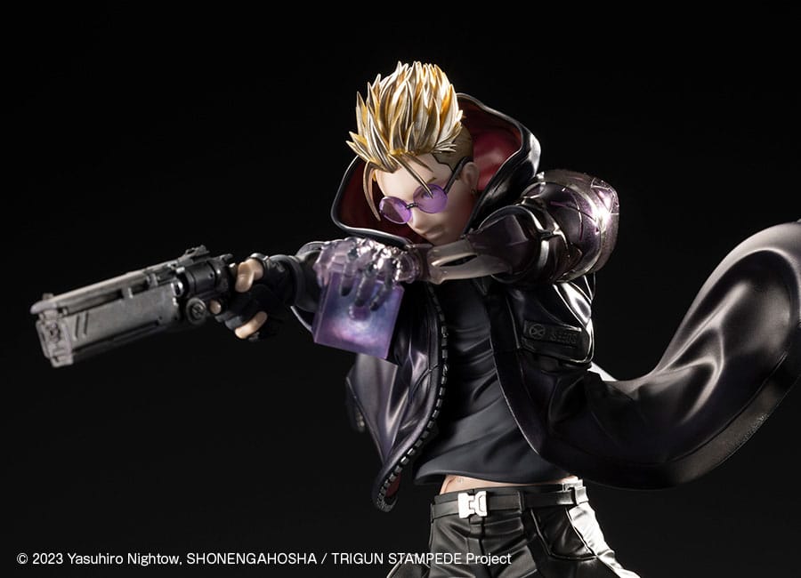 Trigun Stampede statuette PVC ARTFXJ 1/8 Vash the Stampede The Gunman in Black Ver. 22 cm