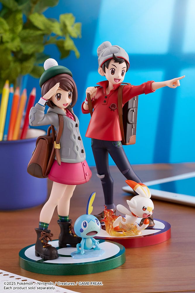 Pokémon statuette PVC ARTFXJ 1/8 Victor & Flambino 21 cm