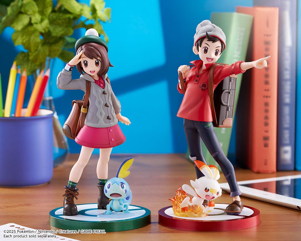 Pokémon statuette PVC ARTFXJ 1/8 Victor & Flambino 21 cm