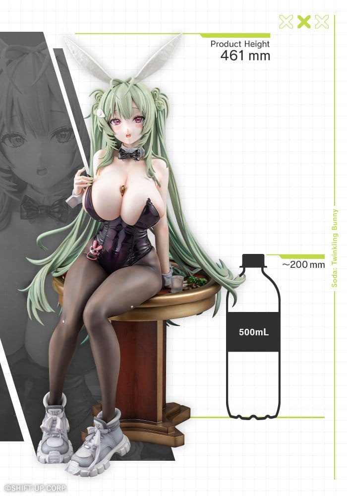 Goddess of Victory: Nikke figurine PVC 1/4 Soda: Twinkling Bunny 47 cm