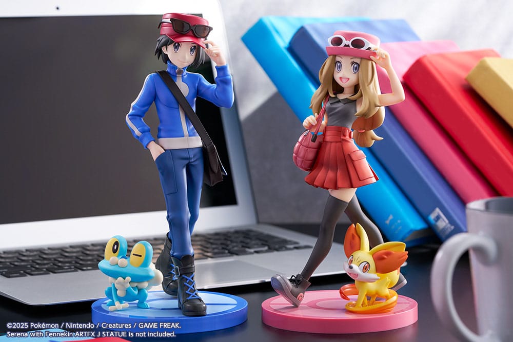 Pokémon statuette PVC ARTFXJ 1/8 Kalem & Grenousse 20 cm