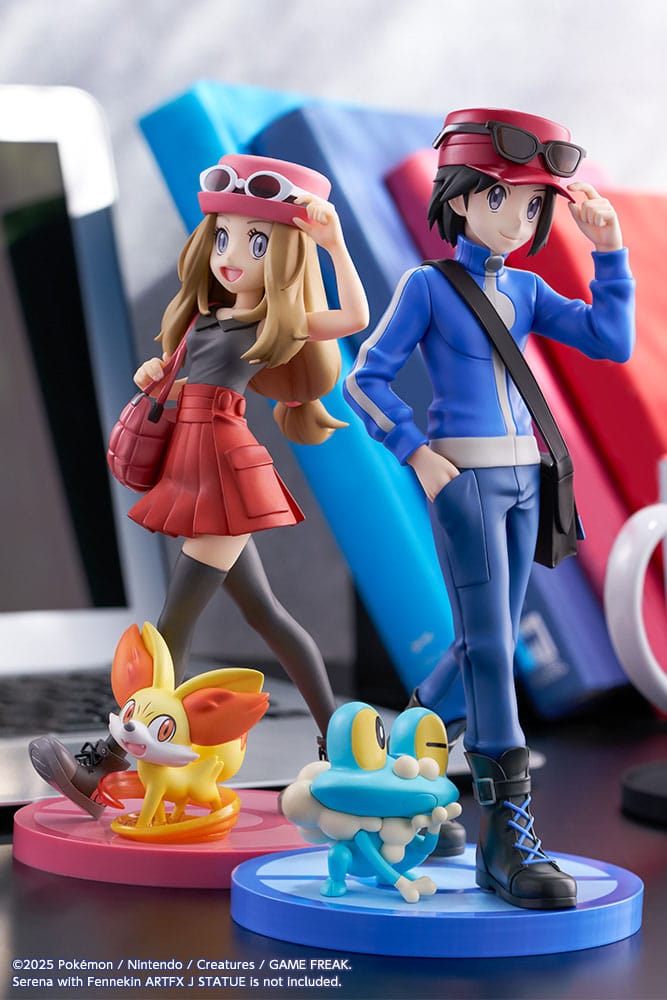 Pokémon statuette PVC ARTFXJ 1/8 Kalem & Grenousse 20 cm