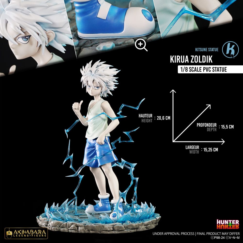 Hunter × Hunter statuette PVC Akihabara Legend Figure 1/8 Killua (God Speed Mode) 21 cm