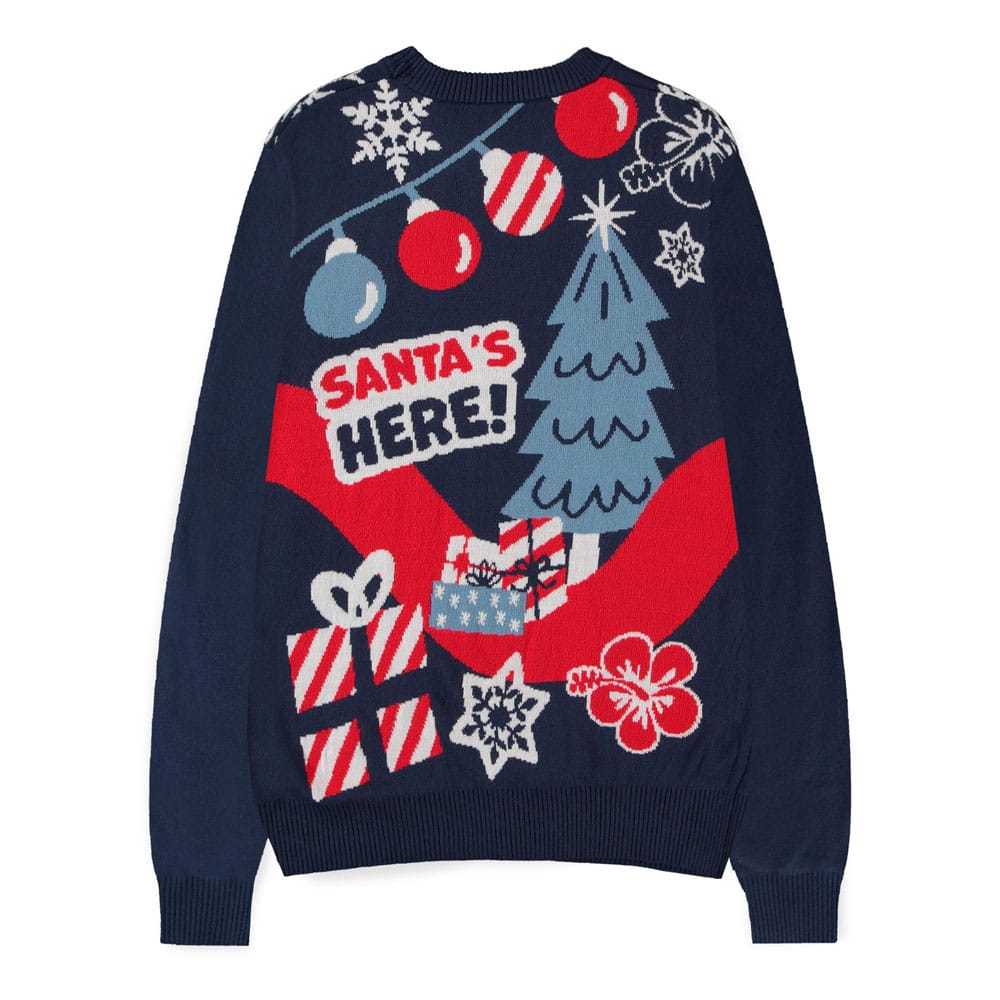 Lilo & Stitch Sweater Stitch Santa (Christmas Jumper) (M)