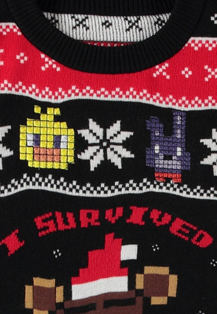 Five Nights at Freddy's Sweater Survived Five Nights (Christmas Jumper) (L)