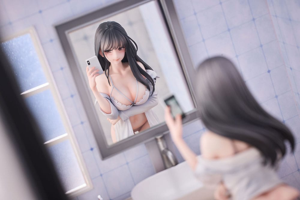 Original Character statuette PVC 1/6 Apocrypha Selfie Girl Illustration by hitomio16 Deluxe Edition 32 cm