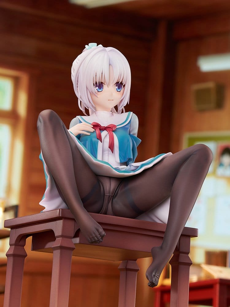 Senren*Banka figurine PVC 1/7 Yoshino Tomotake Animal Ears School Uniform Ver. 21 cm