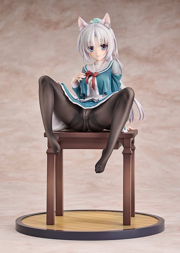 Senren*Banka figurine PVC 1/7 Yoshino Tomotake Animal Ears School Uniform Ver. 21 cm