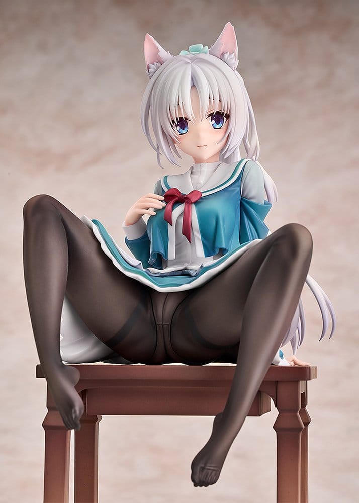 Senren*Banka figurine PVC 1/7 Yoshino Tomotake Animal Ears School Uniform Ver. 21 cm